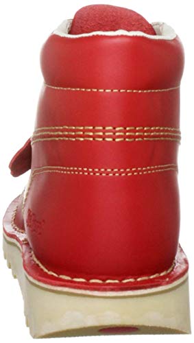 Kickers Kick Hi', Botines Mujer, Rojo (Red/Light Cream), 38 EU