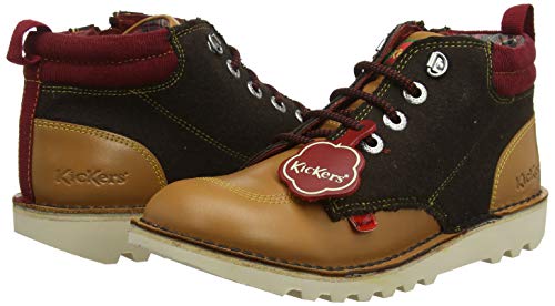 Kickers Kick Hi Winterised, Botas Clasicas Hombre, Marrón (Light Brown Brwn), 39 EU