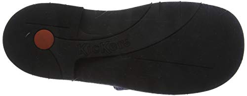 Kickers Kickcol Fur, Botas Slouch Unisex Adulto, Negro (Noir 8), 36 EU