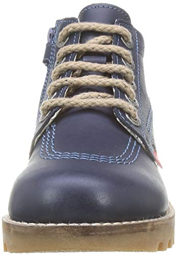 KICKERS Newrallyz, Botas Cortas al Tobillo Niños, Marino, 34 EU