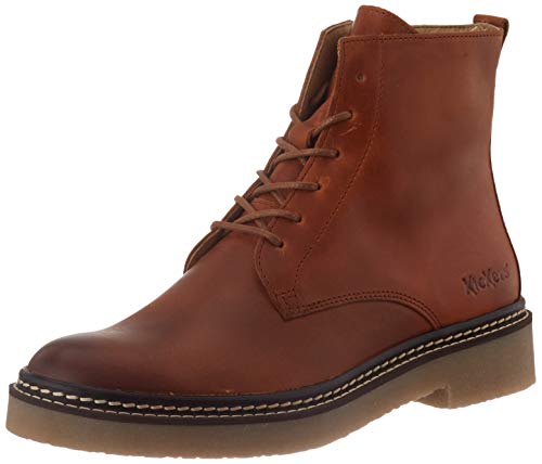 Kickers Oxigeno, Botas Cortas al Tobillo Mujer, Naranja Camello, 36 EU