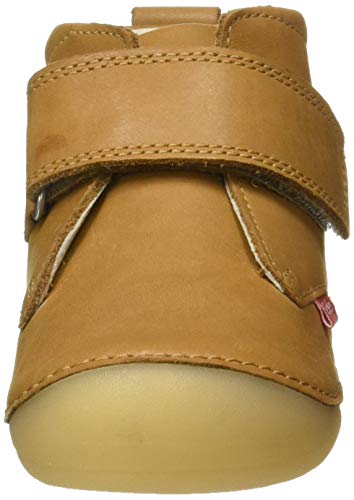 KICKERS Sabio, Botas Cortas al Tobillo Niñas, Silla DE Camello, 18 EU