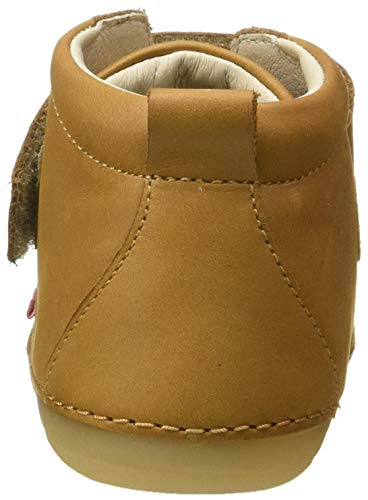 KICKERS Sabio, Botas Cortas al Tobillo Niñas, Silla DE Camello, 18 EU
