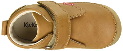 KICKERS Sabio, Botas Cortas al Tobillo Niñas, Silla DE Camello, 18 EU