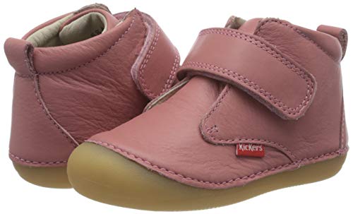 Kickers Sabio, Botas Slouch Niñas, Rosa (Rose Antique Perm 132), 18 EU