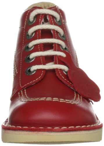 Kickers Unisex Kids Kick Hi Core Boots, Red (Red/LT Cream), 5 UK (38 EU)