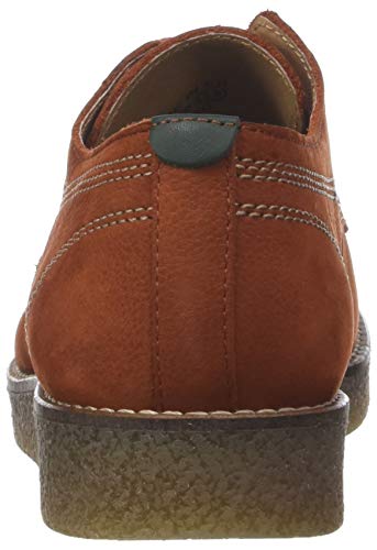 Kickers Zeland, Zapatos de Cordones Derby Mujer, Orange Orange Rouille 173, 38 EU