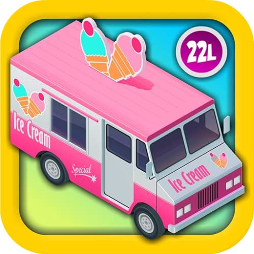 Kids Vehicles 2: Amazing Ice Cream Truck Adventure (Cupcake Maker, Counting Coins, Learning Colors, Fireworks and More) - Fun Interactive Games with Alex & Dora for Toddlers and Preschool Explorers and Little Drivers of Trucks (Abby Monkey® edition)