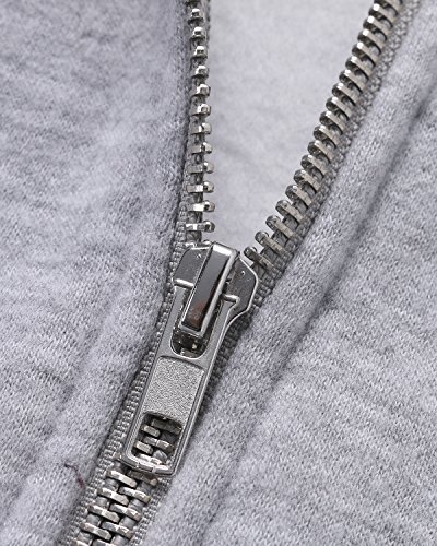 Kidsform Sudadera con Capucha para Mujer Sudadera con Capucha de Otoño Sudadera con Bolsillo Hoodie E-Gris S