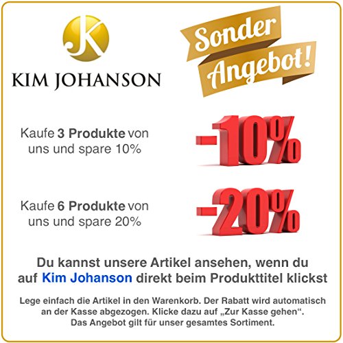 Kim Johanson - Pulsera para mujer con 3 anillos cerrados en oro rosa/oro/plata, incluye bolsa de regalo