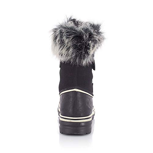 KIMBERFEEL Akutan, Botas para Nieve para Mujer, Negro, 38 EU
