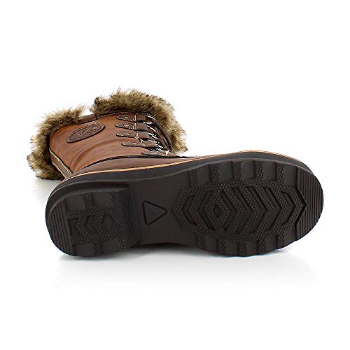 Kimberfeel - Botas de nieve para mujer, Negro, 37