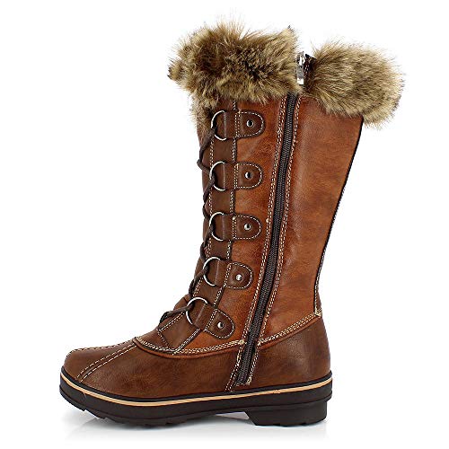 Kimberfeel - Botas de nieve para mujer, Negro, 37