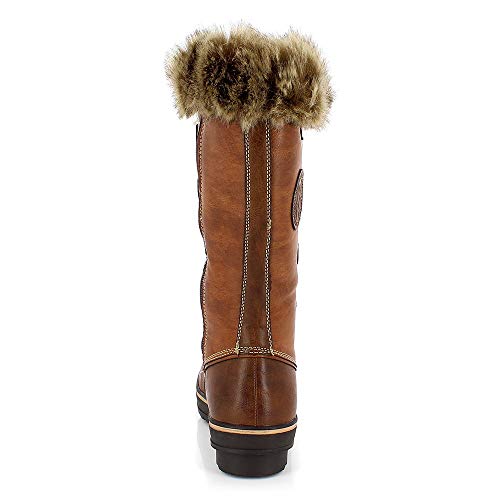 Kimberfeel - Botas de nieve para mujer, Negro, 37