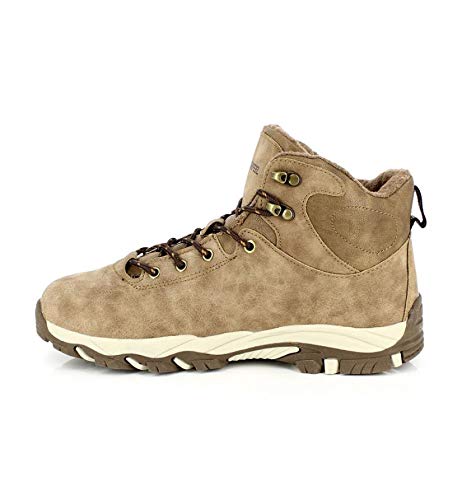 KIMBERFEEL Nanda, Botas para Nieve para Hombre, Beige, 37 EU