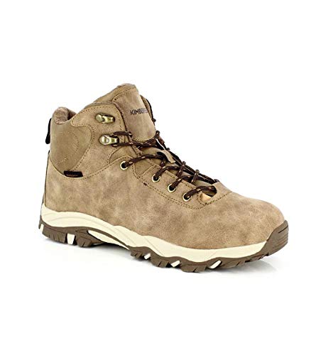KIMBERFEEL Nanda, Botas para Nieve para Hombre, Beige, 37 EU