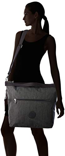 Kipling ESTI, Tote Bag para Mujer, Black Peppery, 15x47.5x39 cm (LxWxH)