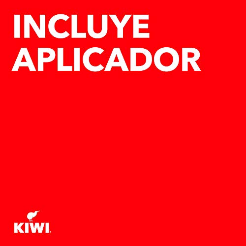 KIWI Crema abrillantadora con aplicador, Nutre y Protege, para calzado Incoloro, 50ml