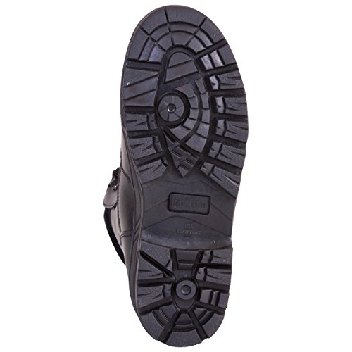 Kombat UK Botas Militares, Piel y Nailon, Media caña, para Hombre, Botas de Patrulla, Hombre, Color Negro, tamaño 8