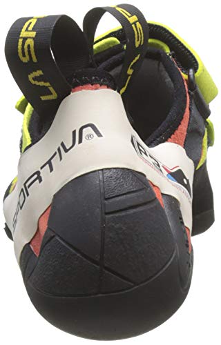 La Sportiva Otaki Woman Zapatos de Escalada, Mujer, Multicolor Sulphur Coral 000, 40.5 EU
