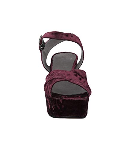 LAB Ciniglia 691719 - Sandalias para Mujer, Color Burdeos, Color Rojo, Talla 40 EU