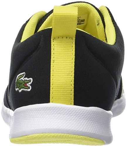 Lacoste Avenir Slip 118 1 SPW, Zapatillas Mujer, Negro (Blk/Fluro YLW), 39 EU