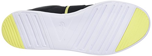 Lacoste Avenir Slip 118 1 SPW, Zapatillas Mujer, Negro (Blk/Fluro YLW), 39 EU