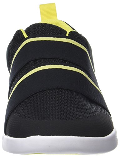 Lacoste Avenir Slip 118 1 SPW, Zapatillas Mujer, Negro (Blk/Fluro YLW), 39 EU