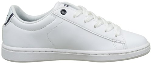 Lacoste Carnaby EVO Bl 1 Spc, Zapatillas Unisex Niños, Blanco (Wht/Nvy 042), 33 EU