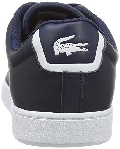 Lacoste Carnaby EVO BL 1 SPM, Zapatillas Hombre, Azul (Navy), 43 EU