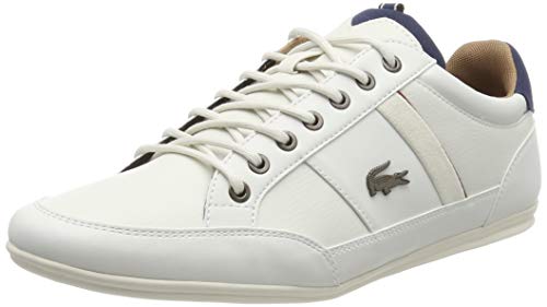 Lacoste Chaymon 118 2, Zapatillas para Hombre, Blanco (White Cam0012wn1), 40.5 EU