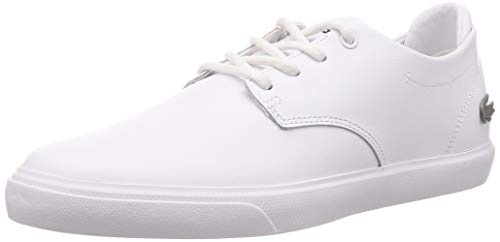 Lacoste ESPARRE BL 1 CMA, Zapatillas Hombre, Blanco (White/White), 41 EU