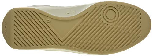 Lacoste G80 0120 1 SFA, Zapatillas Mujer, Blanc Wht Dk Grn, 40.5 EU