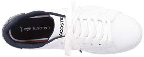 Lacoste Graduate Tri 1 SFA, Zapatillas Mujer, Blanc (Wht/Nvy/Red), 39 EU