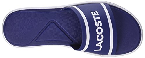 Lacoste L.30 Slide 118 1 Caw, Chanclas Mujer, Morado (Dk Violet PURP/Wht), 37 EU