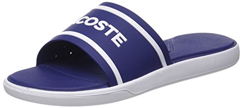 Lacoste L.30 Slide 118 1 Caw, Chanclas Mujer, Morado (Dk Violet PURP/Wht), 37 EU
