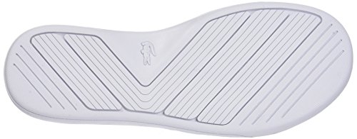 Lacoste L.30 Slide 118 1 Caw, Chanclas Mujer, Morado (Dk Violet PURP/Wht), 37 EU