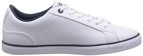 Lacoste Lerond BL 2 CUJ, Zapatillas, Blanco (White/Navy), 35 EU
