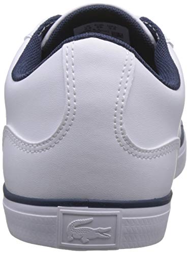 Lacoste Lerond BL 2 CUJ, Zapatillas, Blanco (White/Navy), 35 EU