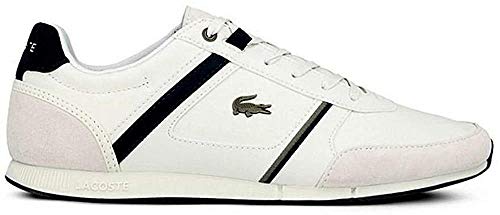 Lacoste Menerva 120 1 CMA, Zapatillas Hombre, Off White/Navy, 43 EU