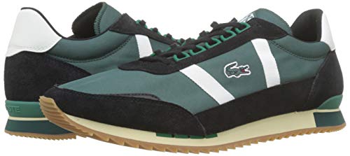 Lacoste Partner Retro 319 1 SMA, Zapatillas Hombre, Verde (Dk Grn/Off Wht), 44 EU