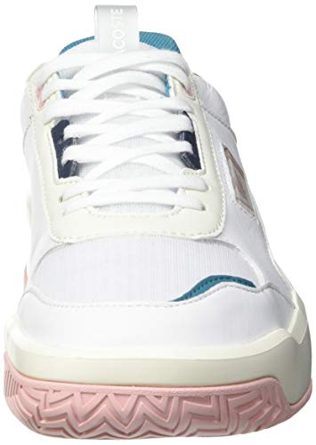 Lacoste Sport Ace Lift 0721 2 SFA, Zapatillas Mujer, Wht Lt Pnk, 40 EU