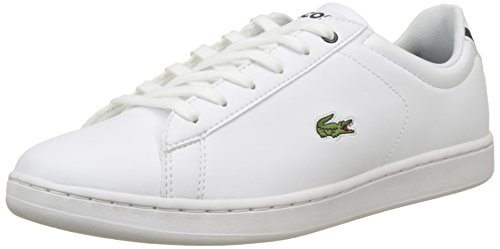 Lacoste Sport Carnaby EVO BL 1 SPJ, Bajos Infantil, Multicolor (Wht/nvy), 36 EU ( 3.5 UK )