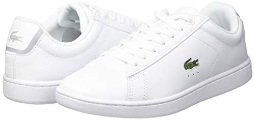 Lacoste Sport Carnaby EVO Bl 21 1 SFA, Zapatillas Mujer, Wht/Wht, 40.5 EU