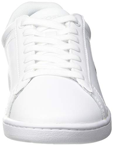 Lacoste Sport Carnaby EVO Bl 21 1 SFA, Zapatillas Mujer, Wht/Wht, 40.5 EU