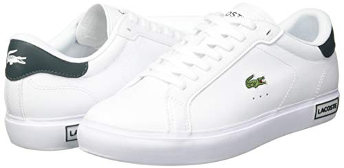 Lacoste Sport Powercourt 0520 1 SFA, Zapatillas Mujer, Wht Dk Grn, 37 EU