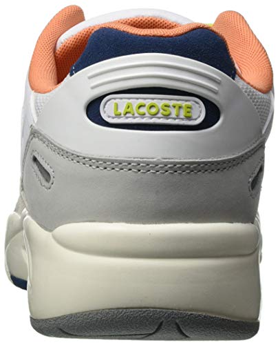 Lacoste Storm 96 LO 0120 2 SMA, Zapatillas Hombre, Gris Lt Gry Dk BLU, 39.5 EU