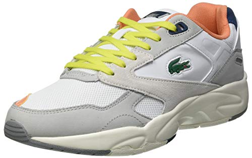 Lacoste Storm 96 LO 0120 2 SMA, Zapatillas Hombre, Gris Lt Gry Dk BLU, 39.5 EU