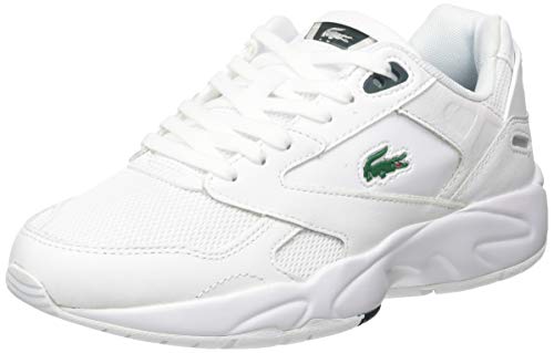 Lacoste Storm 96 Lo 0120 3 SFA, Zapatillas Mujer, Wht/Dk Grn, 35.5 EU
