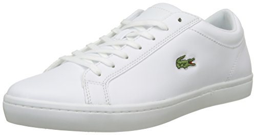 Lacoste Straightset BL 1 CAM, Zapatillas Hombre, Blanc (White), 46.5 EU